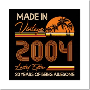 D4642004 Made In Vintage 2004 Limited Edition 20 Being Awesome Posters and Art